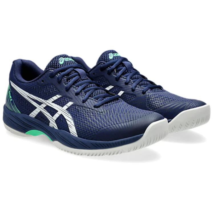 New Asics Gel Game 9 Blue Expanse White 1041A337-401