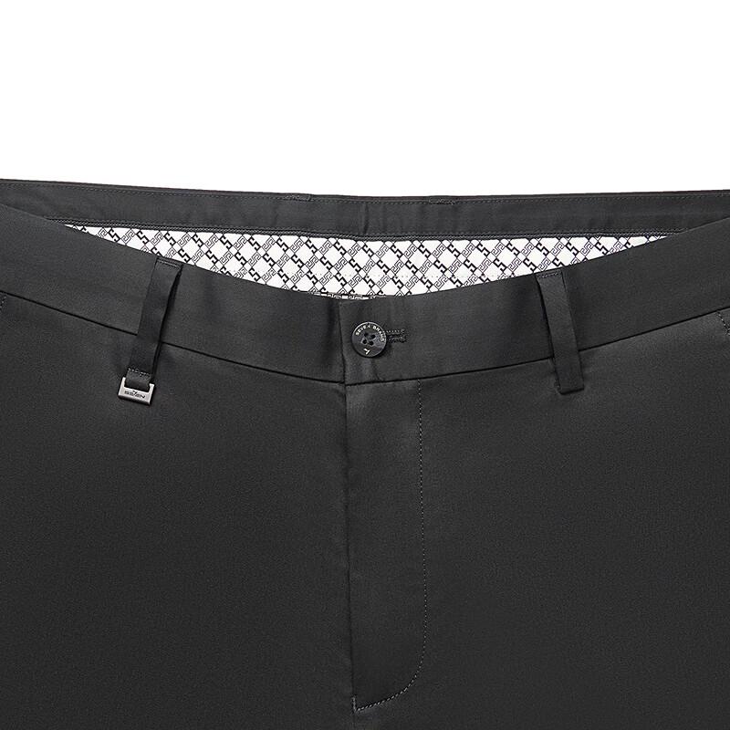 Septwolves Men's Cooling Bamboo Fiber Slim-Fit Cropped Chinos