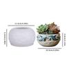 Creative Dolphin Pattern Silicone Planter Mold Flowerpot Moulds for Resin Jewelry Crafting and Succulent Decorations