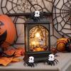 12pcs Halloween Creepy Eyeball Spider Tea Lights Battery Operated LED Horror Spider Light for Party Kitchen Bedroom Table Window