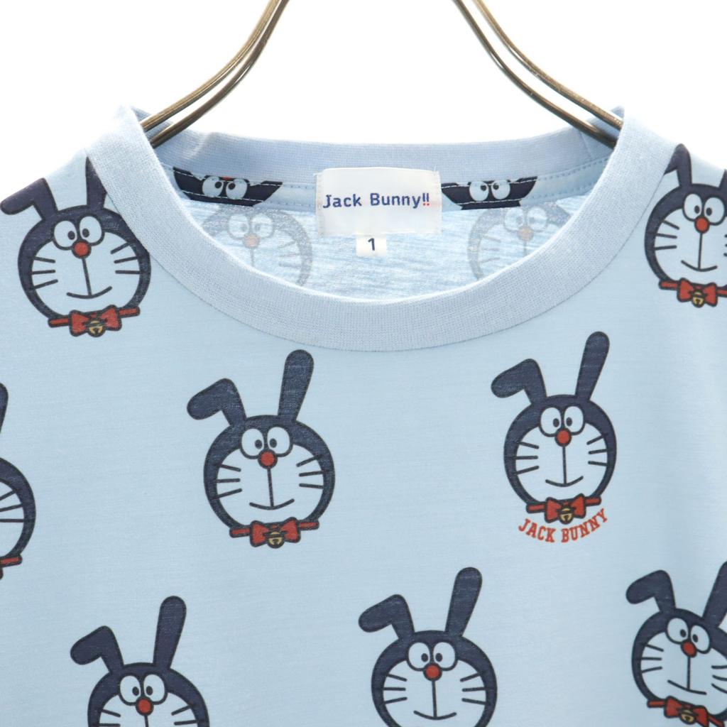 Jack Bunny!! Doraemon Collaboration Overall Handle Short Sleeve T-shirt M Women Used