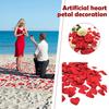 200pcs Artificial Heart Petal Wedding Decor Fake Flower Scattering Petal Valentine Party Decoration Romantic Bedroom Surprise