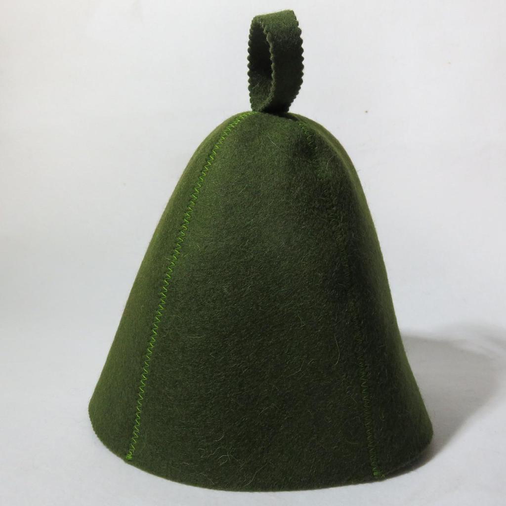 Vibrant Wool Sauna Hat: Heat Insulation & Water Absorption for Drying Hair