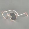 Polygonal-Frame Photochromic Myopia Glasses Ultra-Lightweight High-Definition Eyewear Minus Diopter Eyeglasses 0 To -4.0