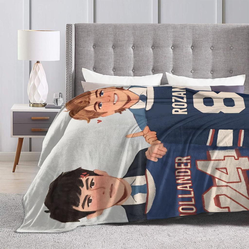 Heated Rivalry Filmdecken Qualität Warm Bettwäsche Überwürfe Winter Camping Schlafzimmer Lustige Tagesdecke