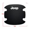 4PCS Car Door Handle Protection Sticker Emblem Car Decoration Styling for Jeep Compass Gladiator Grand Cherokee Accessory Renegade Wrangler