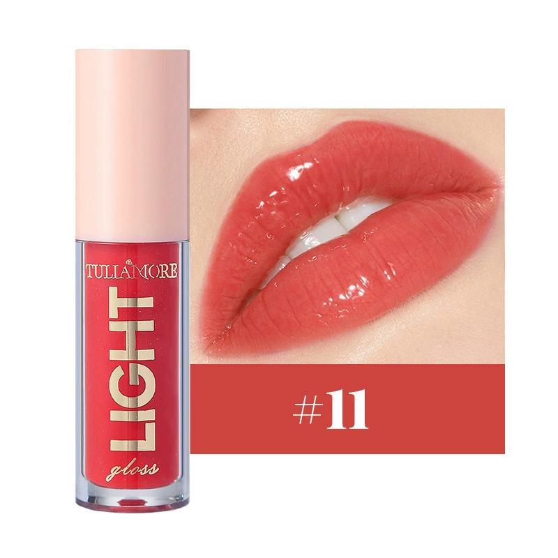 Moisturizing Candy Lip Glaze Mirror Pearl Nude Lip Gloss 12 Colors Nude Lip Oil