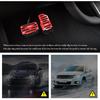 2PCS Car Non-Slip Aluminum Alloy Pedal Pads, Anti Skid Car Brake Pedal, Accelerator Pedal Pad Cover Foot Pedal Pads Kit, Nonslip Car Pedal Pads Auto