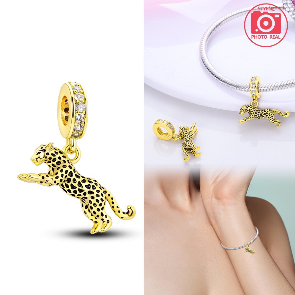 Charms Plata Forest Chameleon Charm Pendant Copper Colors For Charms Copper Colors Original Bracelet For Jewelry Making