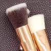 15-Piece Rose Gold Makeup Brush Set with Beauty Bag - Professional Cosmetic Brushes for Flawless Application & Makeup Artistry
