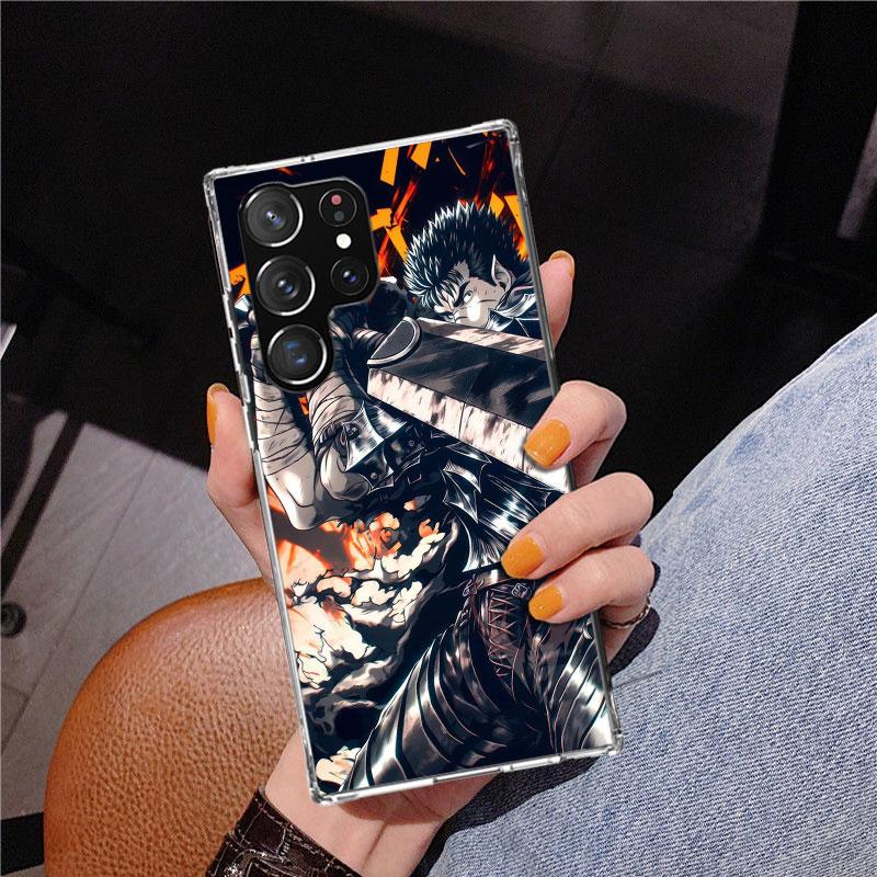 G-Guts B-Berserks Anime Phone Case For Samsung Galaxy S24 S25 Edge S26 Ultra S23 S22 S21 Plus S20 FE + Personalized Print Cover