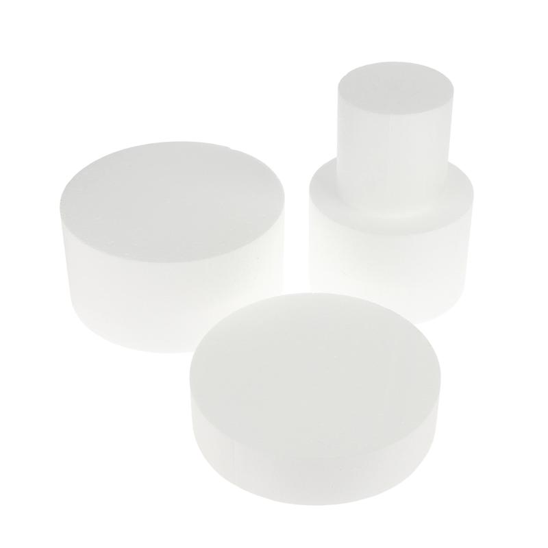 4/6/8/10 Inch Cake Foam Mould Ps Foam Flower Decor Cake Dummy Practice Sugarcraft Model Lightweight Diy Decorations