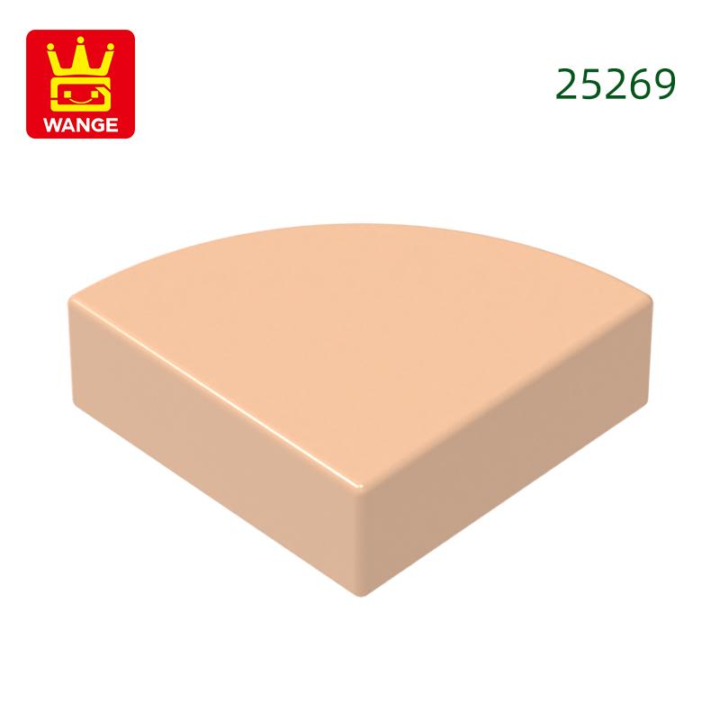884Pcs/Lot 25269 Tile Round 1x1 Quarter Block Moc Hue Accessories Compatible featuring Brick DIY Children's Plaything Stronge Box