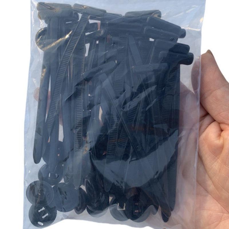 Self-locking Plastic Nylon Cable Tie Black Cable Tie Fastening Ring 2*9cm Large Cable Ties Zip Wrap Strap Ties Car Accessories