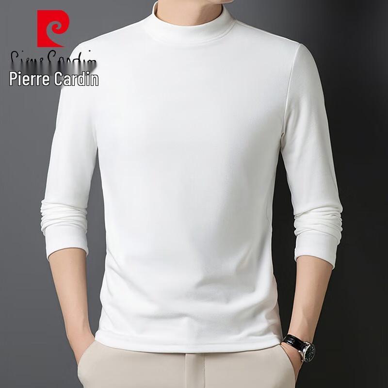 Pierre Cardin Men's Solid Long-Sleeve T-Shirt