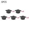 Transparent Graduation Hat Candy Present Box Creative Candy Storage Decoration Graduation Souvenir Party Desktop Decoration Gifts