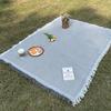 Picnic mat linen tablecloth camping blanket atmosphere tablecloth picnic mat outing car trunk mat