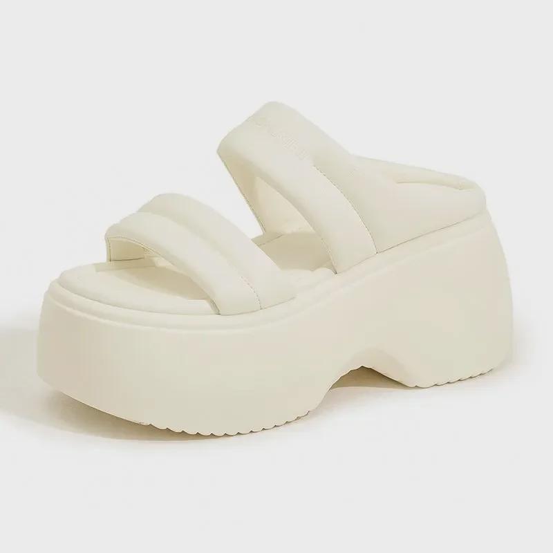 Women's Thick-Soled Platform Sandals - 2025 Summer Fashion, Height-Enhancing European Style