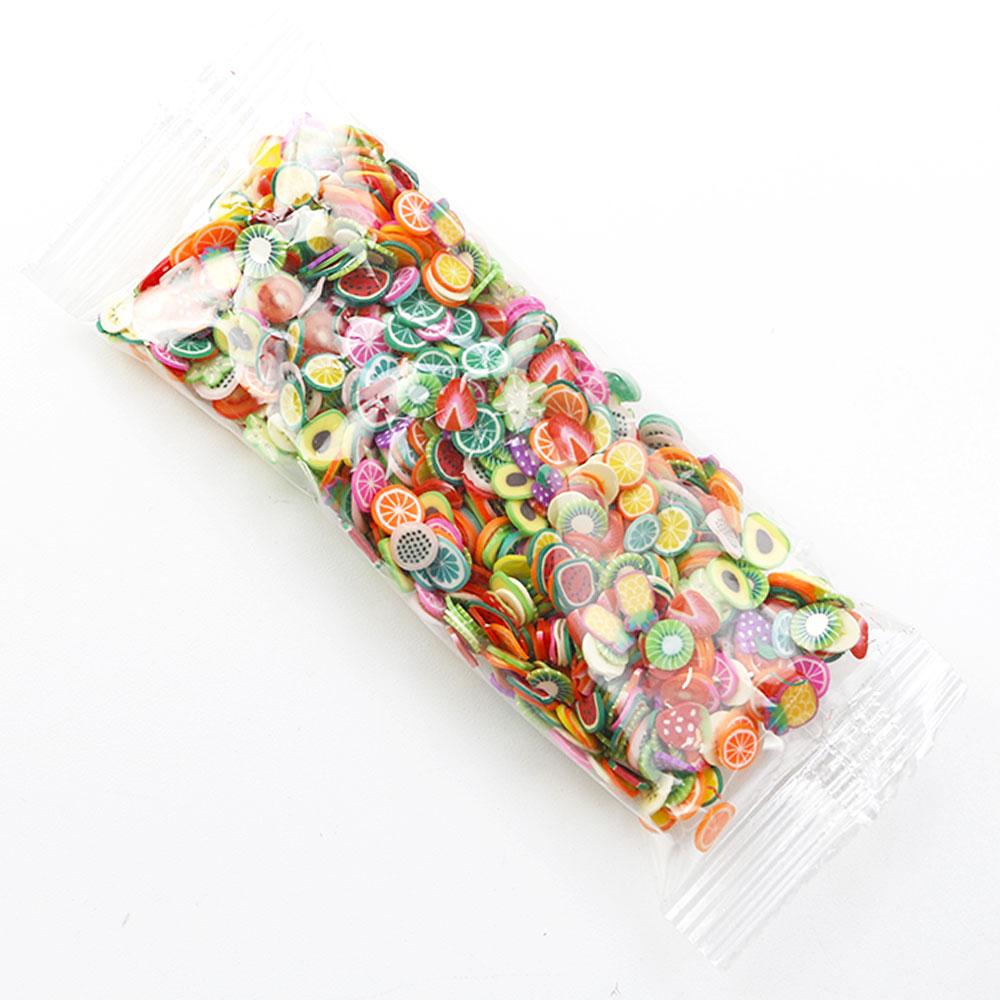 

Silicone world 1000pcs Mix Fruit Soft Clay Slime Animal Flower Slice Resin Filler for Nail Art Epoxy Mold DIY Crafts Making About 1000pcs