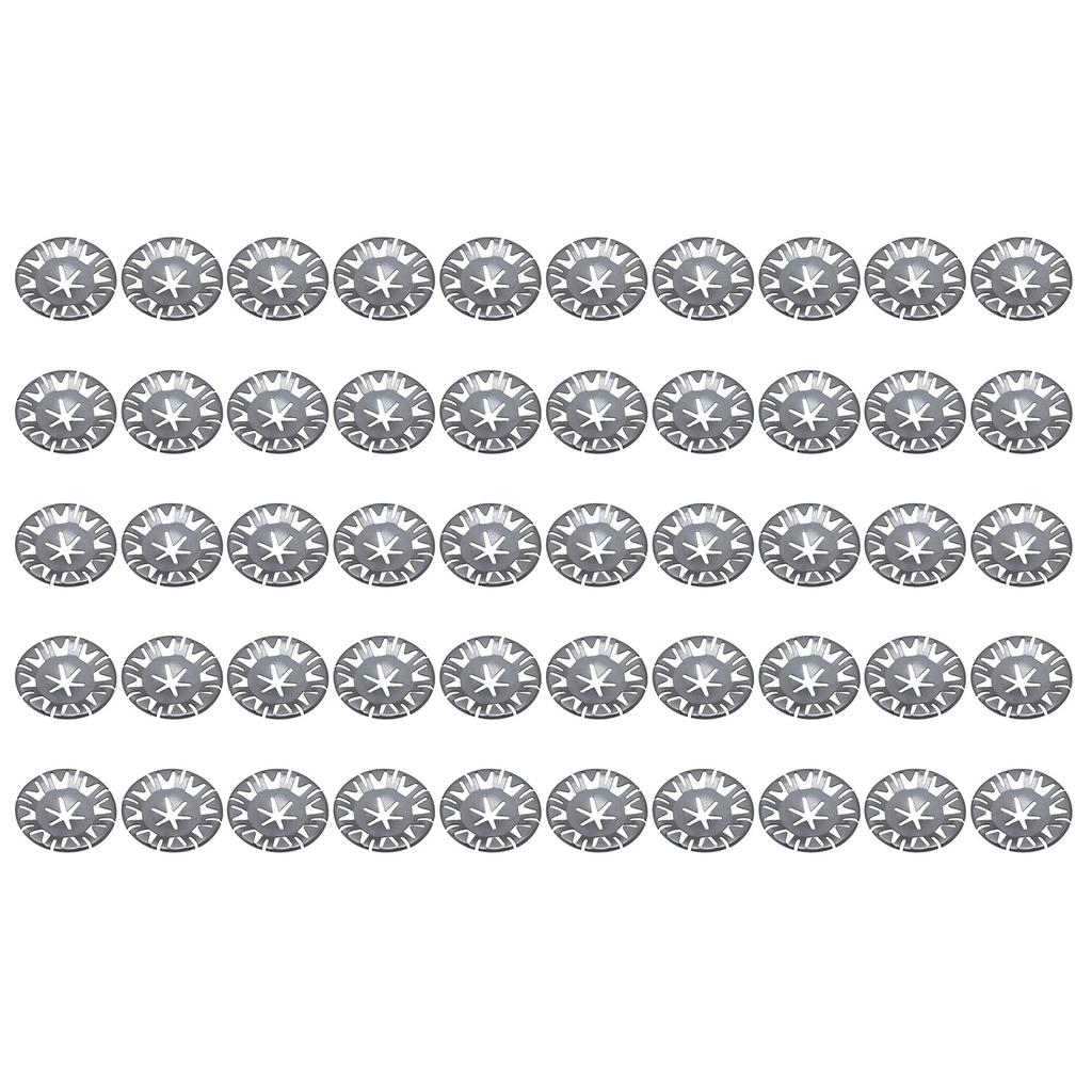 20/50Pcs Metal Heat Shield Clips Star Washers Exhaust Heat Shield Clips Underbody Heat Shield N90796501 Auto Accessories