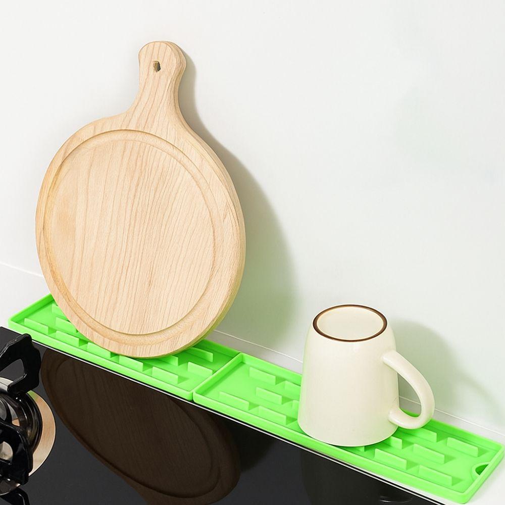 3pcs Durable Silicone Mat Organizer Heat-Resistant Countertop Mat Pot Lid Storage Mat Kitchen