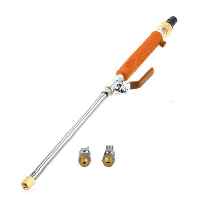Hochdruckreiniger-Stab Kupferdüse Verstellbarer Sprühkopf Waschdüse Doppeldüse Ergonomischer Griff Gartenschlauchdüse