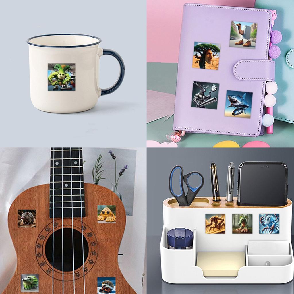 80 Amerických samolepek Shanhaijing, Ozdobte ledničku, skútr, kelímek na vodu, DIY personalizované samolepky