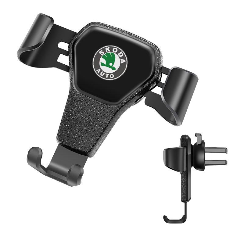 CWWR6 General gravity car phone holder, car vent clip installation phone holder For New Skoda Octavia Kodiaq Fabia Superb Karoq Yeti