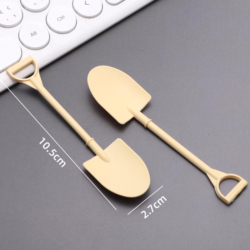 Thickened Disposable Dessert Spoon for Ice Cream, Yogurt, Jelly, Cake, and Roasted Sweet Potato