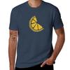 Adorable Lemon Pattern TShirt Basic Solid Color Short Sleeve Cotton Top
