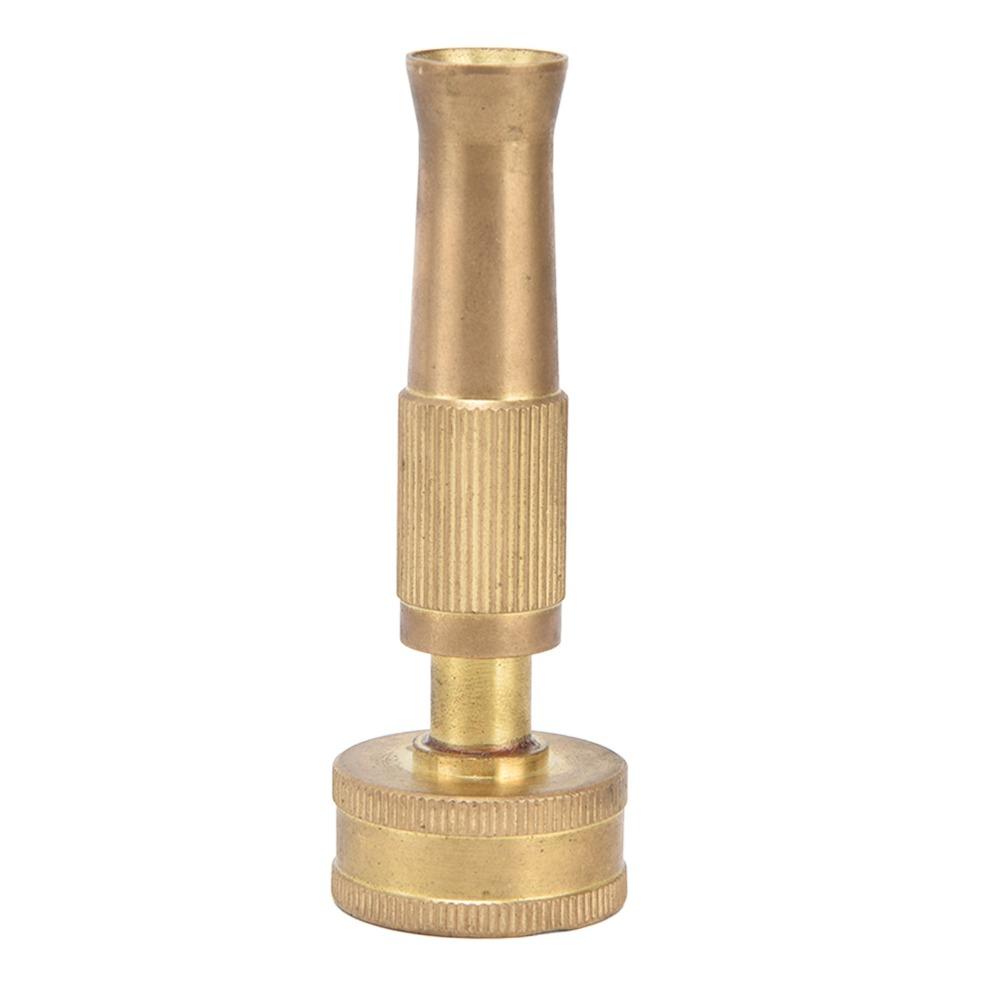 3pcs Solid Brass Adjustable Twist Nozzle Female Thread End Garden Hose Sprayer Garden Watering