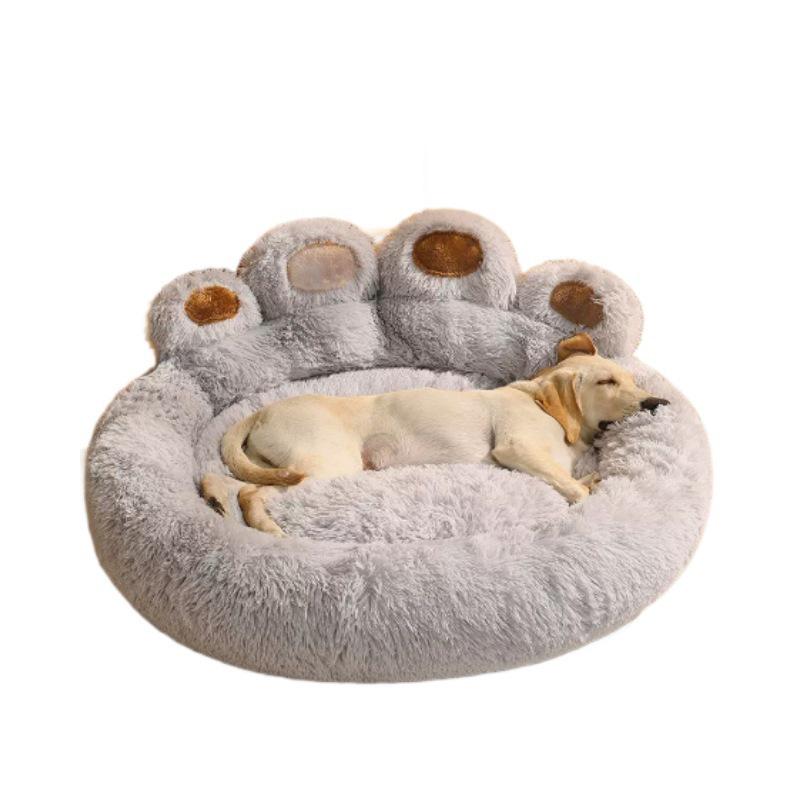 New Large All-Season Indoor Bear Paw Dog House Nest