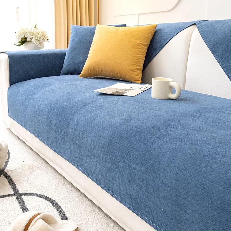 Non Stick Waterproof Sofa Cover Fabric Suitable for All Seasons Wear-resistant Sofa Cushion Cover Anti Slip and Not Easy To Fade