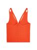 ASIF CALIE Cross Backless Knit Vest Orange
