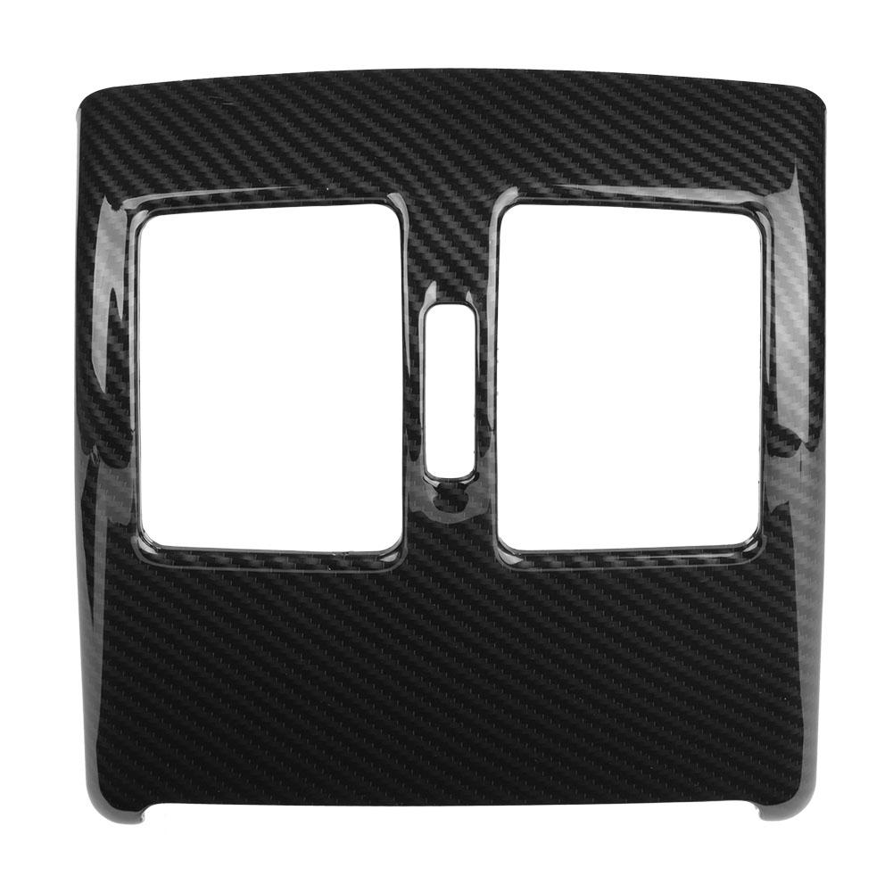 Carbon Fiber Style Rear Air Conditioning Vent Frame Trim for Mercedes Benz C Class W204 08 13