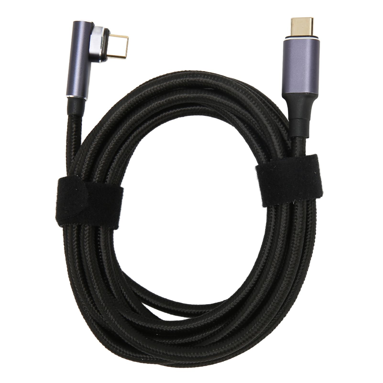 Кабель USB C — USB C Многофункциональный 8K 60 Гц Высокоскоростной 20 Гбит/с PD 100 Вт Быстрая зарядка USB 4.0 Магнитный
