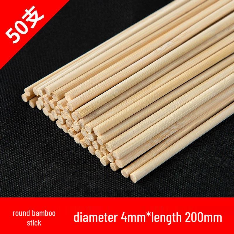 Square Bamboo Strips for DIY 3D Models & Handmade Art