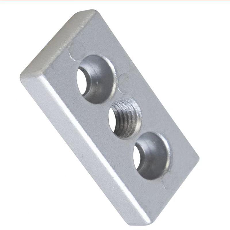 Aluminum Profile End Face Connection Plate and Leveling Feet for 3060/4080 with Casters.