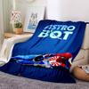 1pz Coperta in Flanella Astro Bot Adventure per Super Morbida Carina Comfort per Viaggio Biancheria da Letto Divano Divano Coperta Y7234