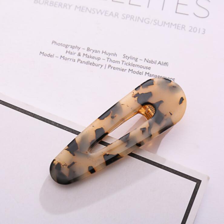 Popular Fashion Acetate Sweet Hairpins Girls Hair Clips Pin Barrette Accessories For Women Lady Hairclip Hairgrip Headwear