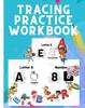The Alphabet A-Z And Number 1-10 Handwriting Practice Workbook For Kids : Trace Letters A-Z, Numbers 1-10, Words, Coloring Book, Learn To Write Book