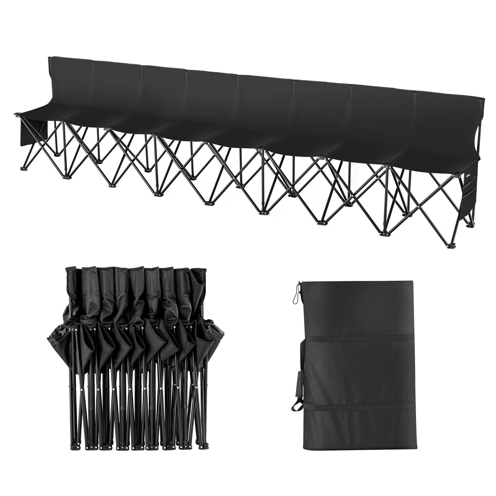 VEVOR Portable Folding Bench, 8 Seat