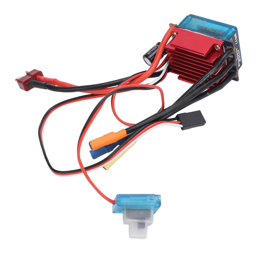 RC Brushless ESC Waterproof Sensorless Electric Speed Controller for 1/16 1/18 RC Cars Boats 35A