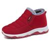 Women's Winter Cotton Boots: Fleece Lined, Thickened, Warm, Short Snow Boots, Plus Size Available.