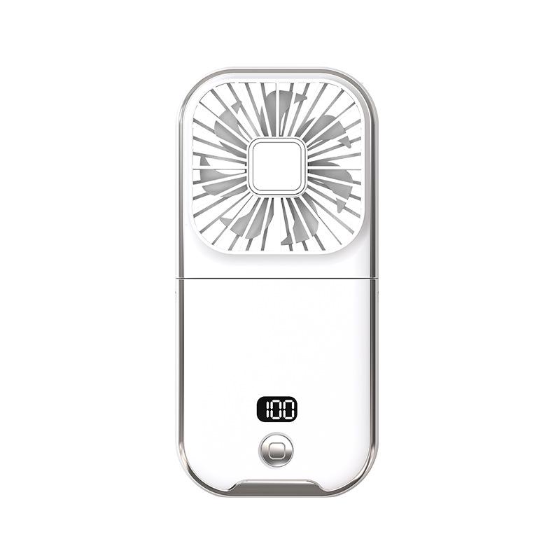 

Foldable Mini Handheld High-Speed Semiconductor Fan with Digital Display & Power Bank Small Fan