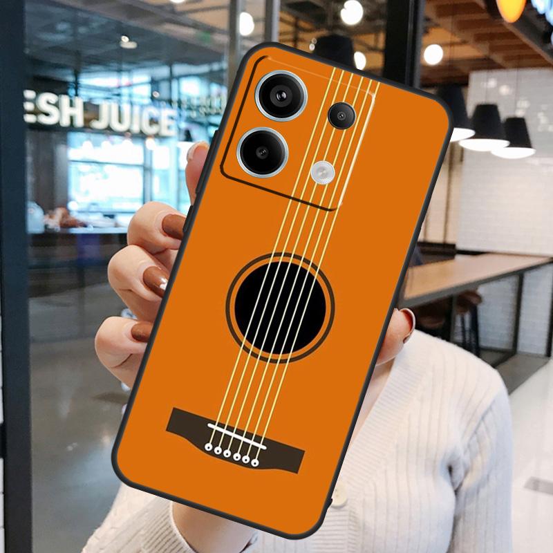Gitarre Violine Fiedel Musiketui Für Xiaomi Redmi Note 13 Pro 10 11 12 14 15 Pro Plus Redmi 15C 14C 10C 12C 13C 15 Hülle
