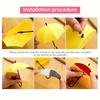 3PCS/Set Cute Umbrella Sticky Hooks No-Punched Behind The Door Key Holder Kitchen Bathroom Decorative Sticky Hooks Accessories
