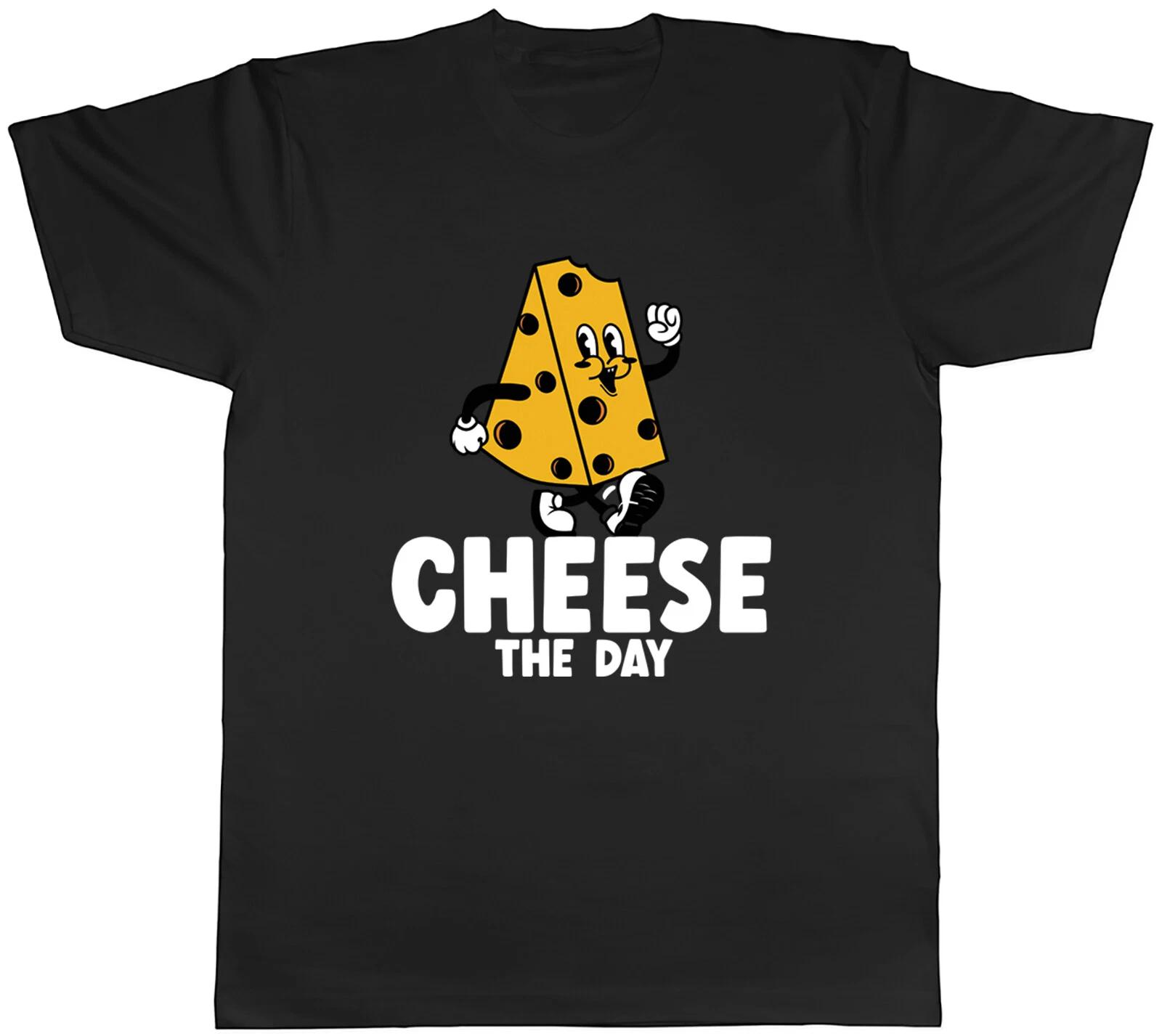 Funny Cheese of the Day Mens T-Shirt Cheese Lover Tee Gift XL