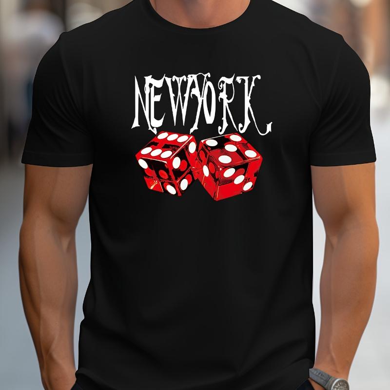 

Unique Letter Slogan Men s T-Shirt - Edgy Casual Street Style S