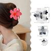3pcs Vacation Egg Flower Hair Claw 2 Size Women Girls Ponytail Hairpins Bath Beach Hair Crab Clip Headwear Accessories